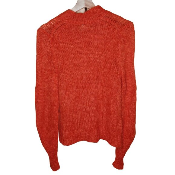 Isabel Marant Ivah Sweater Wool Mohair in Poppy Orange 36 US 4 - Picture 7 of 10